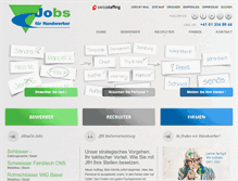 Tablet Screenshot of jobs-fuer-handwerker.com